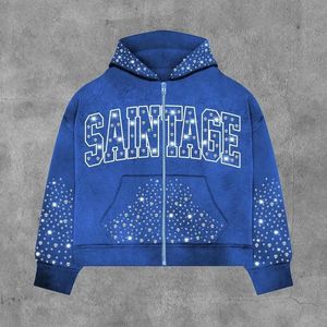 Sweat à capuche tendance 2026, délavé à l'acide, avec graphisme, strass, 360 grammes, au meilleur prix, été, uni, fabriqué au Bangladesh - Product Image 4