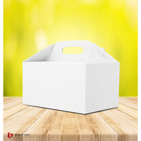Boîte à fruits en forme de melon personnalisée de qualité supérieure, auto-érectible, avec poignée, emballage cadeau de luxe, impression quadricolore