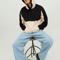 Ropa Deportiva de Invierno para Hombre, 100% Algodón, Estilo Urbano, Talla Grande, Bordada, Gruesa, Suave, Manga Regular, Colores Personalizados, Forro Polar