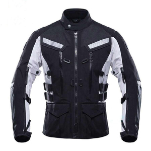 Chaquetas de motociclista de moda al por mayor para hombre, chaqueta motorista de piel auténtica para hombre con logotipo personalizado del fabricante - Product Image 3
