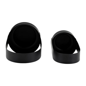 Set of 2 Matte <b>Black</b> Coated Decorative Vintage Look Solid Metal <b>Lantern</b> Antique <b>Lantern</b> Handmade for Villas Hotel Decorative - Product Image 3