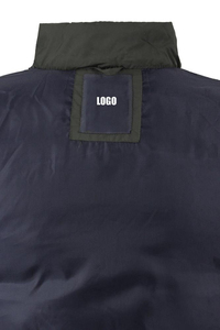 Men's Premium Quality Autumn Windproof Breathable Casual Puffer Jacket Custom Print Quilted Oversized Stand Collar Soft Canvas - Product Image 4