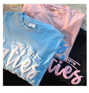 เสื้อยืดถักสำหรับผู้ชายเสื้อคอตตอนโอเวอร์ไซส์ระบายอากาศได้ดีสไตล์ลำลอง - Product Image 2