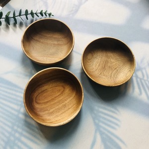 Mini bol en bois d'acacia, ustensile de table en matériau écologique, accessoires de cuisine fabriqués à la main du Vietnam - Product Image 1