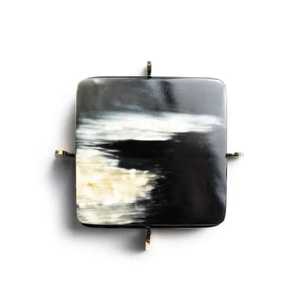 Tapis/tampon absorbant l'eau de caboteur en corne de buffle naturel de haute qualité avec du papier de sublimation au look unique - Product Image 3