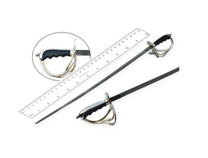 Espada Ceremonial Hecha A Mano No Afilada Venta Al por Mayor de Latón o Acero Empuñadura OEM Pakistán Cuero Souvenir Honor Command Espadas Hechas a Mano - Product Image 6