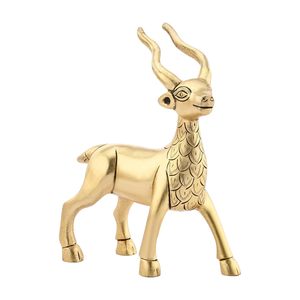 รูปปั้นกวางโบราณตกแต่งบ้านตกแต่งบ้าน Vastu fengshui เยียวยา4.5 H x 1.3 W X 3 L - Product Image 1