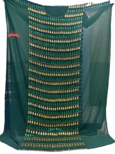 Conjunto de Novia Somalí de Diseño Ecológico de Secado Rápido, Color Personalizado, 3 Piezas, Garbasar Gogra Dirac, Tejido Jacquard de Chifón - Product Image 2