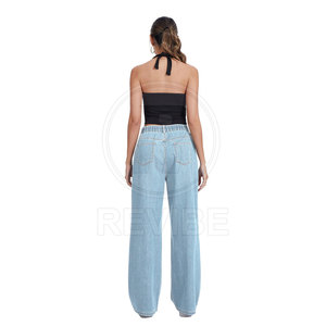Relaxed <b>Women</b> Baggy <b>Jeans</b> Soft Fabric <b>Women</b> Baggy <b>Jeans</b> Custom <b>Women</b> Baggy <b>Jeans</b> For Daily Comfort Wear - Product Image 4