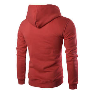 2025มีฮู้ดแบบสวมหัวสำหรับผู้ชายผ้าฝ้าย100% โพลีเอสเตอร์คุณภาพสูงดีไซน์กระเป๋าสีพื้นสำหรับฤดูหนาวสไตล์ล่าสุด - Product Image 3