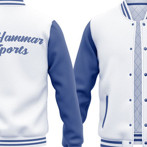 Chaquetas de Béisbol Personalizadas con Diseño Moderno, Tejido de Poliéster Transpirable, Mangas Largas, Cierre Frontal, Resistentes al Viento - Product Image 5
