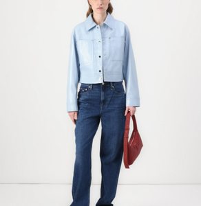 แจ็คเก็ตหนังแท้ Nappa สำหรับผู้หญิงแจ็คเก็ตแฟชั่นหนังแกะดั้งเดิมมีสไตล์ - Product Image 6