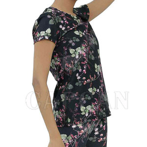 Camisetas con Serigrafía de Diferentes Colores para Mujer, Camisetas Estampadas con Estilo Personalizado y Manga Corta - Product Image 2