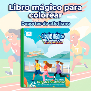 Libro da colorare magico per bambini: divertimento e apprendimento sulla cultura dello sport - Product Image 1