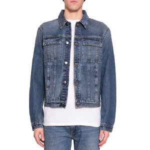 <b>Men</b> Denim <b>Jacket</b> Custom Patches Cotton <b>Trucker</b> Stretch Jeans <b>Jacket</b> Premium Style is High Street Casual Cotton <b>Jacket</b> OEM - Product Image 6