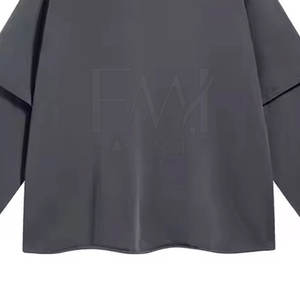 Trendy Two Layer Street Wear T-Shirts With Customize Size Stylish Casual Double Layer T-Shirts For Men's - Product Image 3