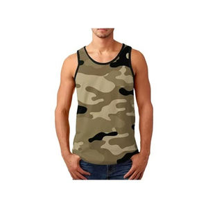 Débardeur décontracté personnalisé pour hommes Gilet d'entraînement tricoté en 3D à la mode Sweat à capuche sans manches respirant Lavage à l'eau de Javel Coton/Soie Muscle - Product Image 6