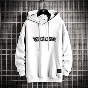 Sudadera con capucha de calle de gran tamaño de alta calidad personalizada para hombres Bold X Graphic Back Design Screen Printed Artistic Hooded - Product Image 1