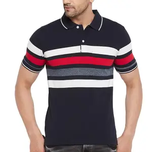 Customized Logo Men Solid Breathable Polo Shirts Short Sleeve Polo Shirt Plain Polo T-Shirt For Men 2023
