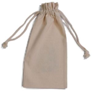 Sac à cordon personnalisable en coton biologique 100% de luxe, écologique, tendance, réutilisable, avec fermeture éclair, imprimé sur mesure, cadeau promotionnel - Product Image 3