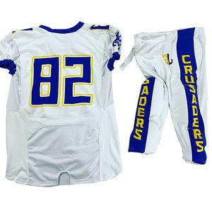 Maillot de football américain personnalisé à prix d'usine / Uniforme de football américain universitaire noir et rouge - Product Image 2