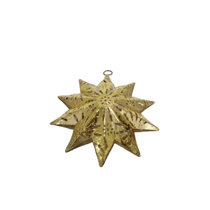 Gran diseño de hierro, Estrella colgante de Metal, pared decorativa de Color dorado para el hogar y la decoración de Navidad, adorno hecho a mano a granel - Product Image 1