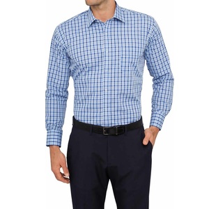 Chemise formelle pour homme en popeline teinte en fil, nouvelle arrivée, de la meilleure qualité, manches longues, fournisseur direct d'usine du Bangladesh - Product Image 5