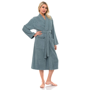 Peignoir de bain de luxe de haute qualité en tissu tissé à séchage rapide pour femmes Design de serviette ODM OEM personnalisable - Product Image 1