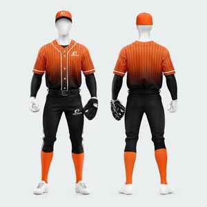 Uniforme de baseball respirant personnalisé, qualité supérieure, couleur unie, uniforme de baseball pour vente en ligne, nouveau design 2026 - Product Image 2