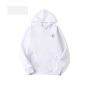 Sweat à capuche de luxe avec broderie au design personnalisé pour hommes, sweat-shirt surdimensionné en coton vierge polaire vente en gros - Product Image 2