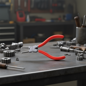 Alicates de punta curva USAG 90 para la colocación de circlips internos - Product Image 3