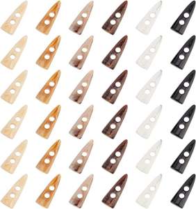 Bascules en corne de buffle et de boeuf sculptées authentiques pour la fabrication de bijoux et d'accessoires avec logo personnalisé pour les décorations - Product Image 1