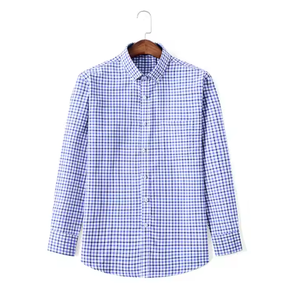 Camisa de Manga Larga con Botones, Cuello en V, Informal, de Tela Oxford 100% Algodón de Alta Calidad para Hombre, Transpirable y de Secado Rápido, Talla Grande - Product Image 3