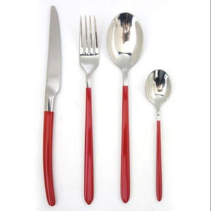 Alta exigencia, acero inoxidable forjado a mano, pulido de espejo plateado, respetuoso con el medio ambiente, grado alimenticio, colección brillante, cubiertos nórdicos - Product Image 1