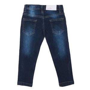 Pantalon en jean brodé pour filles - Bleu foncé - Product Image 3