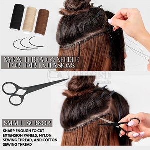 Kit de herramientas de extensión de cabello reutilizable ligero de acero inoxidable y acero al carbono con calidad de grado A + - Product Image 5