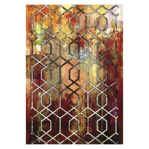 <b>RUGS</b> DEPOT LXDP-0330 Wholesale Red Burgundy Minimalist Designer Digital Printed Machine Washable Chenille Area <b>Rug</b> <b>Non</b> <b>Slip</b> - Product Image 1