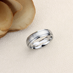 Alliance en acier inoxydable pour homme et femme, bague de promesse en acier inoxydable pour homme et femme, bague en acier inoxydable par Knives Manufacturer - Product Image 4