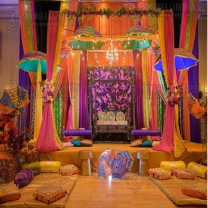 Decoración Haldi de tema tradicional - Product Image 4
