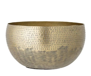 Bol multi-service en métal au design vintage classique, finition de luxe faite à la main, emballage avec logo personnalisé pour les fêtes en gros - Product Image 1