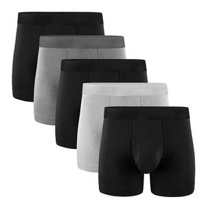 กางเกงบ็อกเซอร์และกางเกงในชาย ผ้าฝ้ายผสมสแปนเด็กซ์ ผ้าไม่ถักทอ ชุดชั้นในใส่สบาย บริการ OEM - Product Image 2