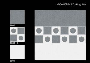 Carreaux de sol en porcelaine pour extérieur, haute résistance, 40x40 cm, 400x400 mm, 16x16 pouces, finition mate, pour parking, allée, terrasse - Product Image 3