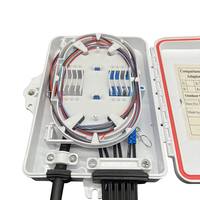 Boîtier de terminaison à fibre optique mini format IP65 CTO FDB 2/4/6 cœurs, pour extérieur/intérieur, fixation murale/poteau
