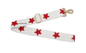 Sangles de sac à bandoulière élégantes personnalisées, ornées de sequins et de perles, accessoires de concert brodés à la main, artisanat indien, imprimé par transfert thermique - Product Image 4