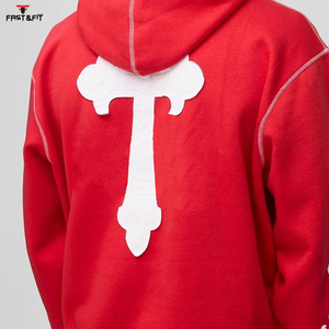 Chándal para Hombre de Corte Regular, 100% Algodón, Transpirable, Ecológico, Antiolor, con Impresión de Logotipo Personalizado, Color de Contraste, Sólido - Product Image 6