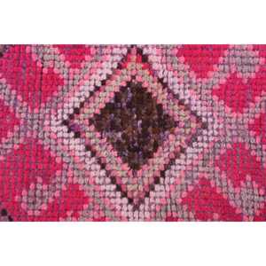 Vintage <b>Runner</b> <b>Rug</b>, 2.8x9.5 ft Turkish <b>Rug</b>, Pink Ombr Wool <b>Rug</b> - Product Image 4
