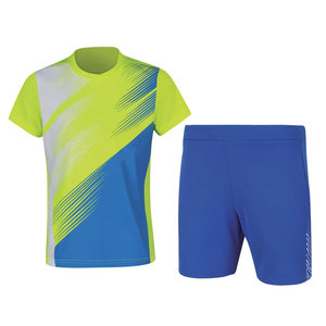 Precio bajo Nuevo estilo Diseño personalizado Uniforme DE TENIS 100% Poliéster Hecho Uniforme de tenis profesional - Product Image 1