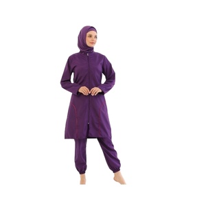 Traje de Baño Modesto de Manga Larga, Secado Rápido y Ecológico para Mujeres Musulmanas, Cobertura Completa, Estilo Deportivo Islámico, Hiyab, Burka - Product Image 6