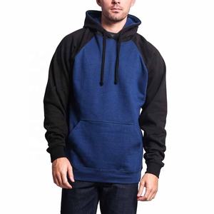 Meilleure vente de sweats à capuche de sport épais à manches raglan personnalisés pour hommes, avec poche kangourou et bloc de couleur OEM - Product Image 4