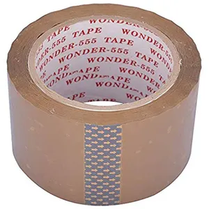 Clear Brown Strong Adhesive Hot Melt Bopp Packaging Tape Width 24 mm, 50 m Premium Quality Tapes - Vima Brand